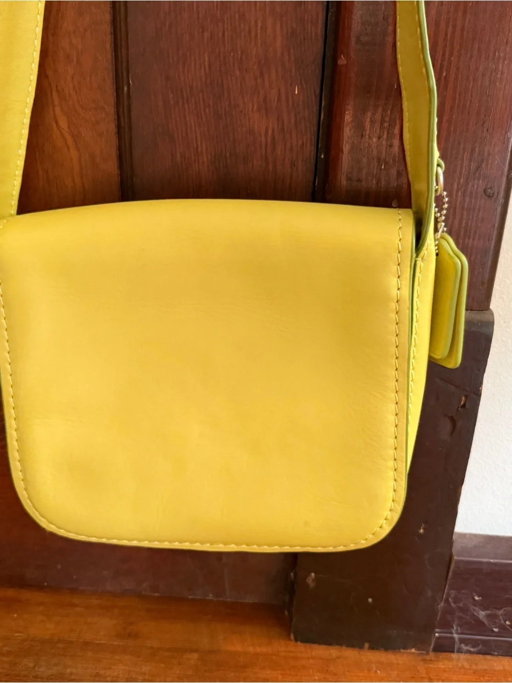 Coach Slime Green Drifter Shoulder Bag #95767 Like New